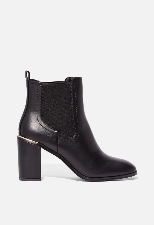 Amiya Heeled Bootie in Black - Get great deals at JustFab