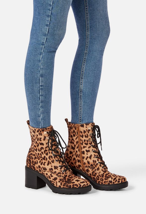 syd lace up heeled boot