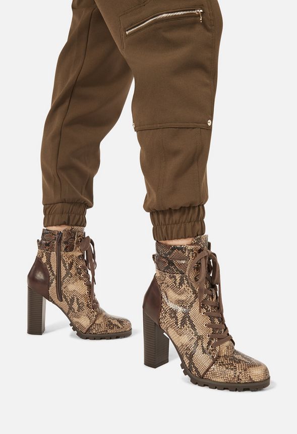 high heel hiker boots