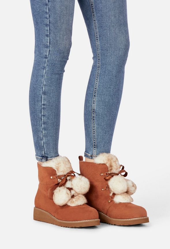 carrie faux fur lined duck boot