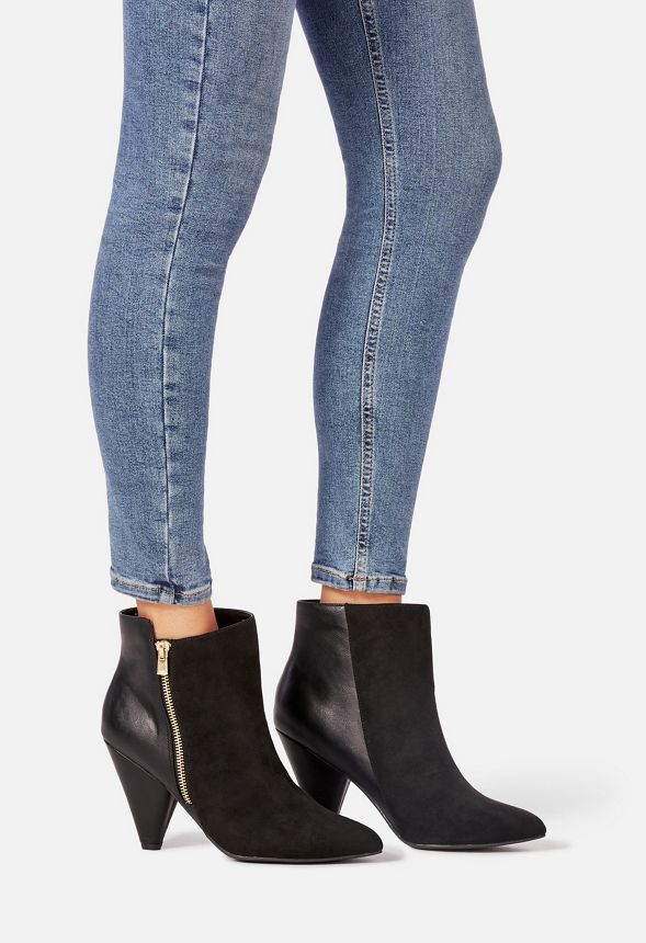 dally cone heel bootie