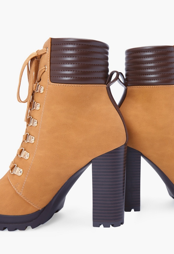 shandee high block heel bootie