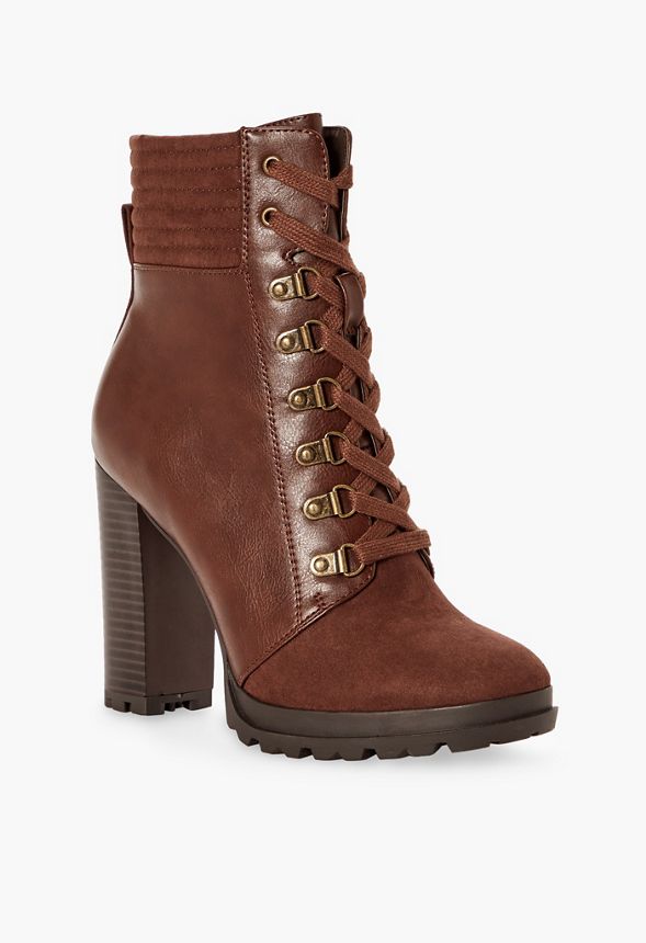 shandee high block heel bootie