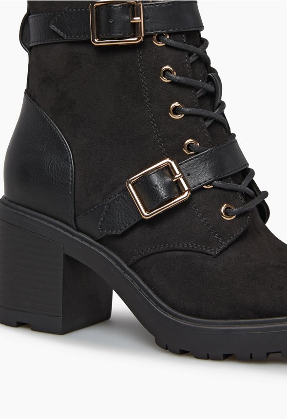 abrianna chunky block heel bootie