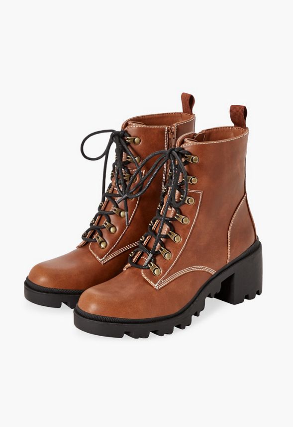 letty lace up combat boot