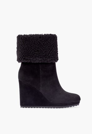Cameron Sherpa Wedge Bootie