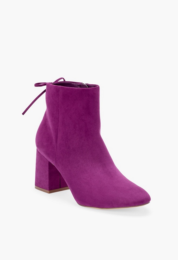 dauphine block heel bootie