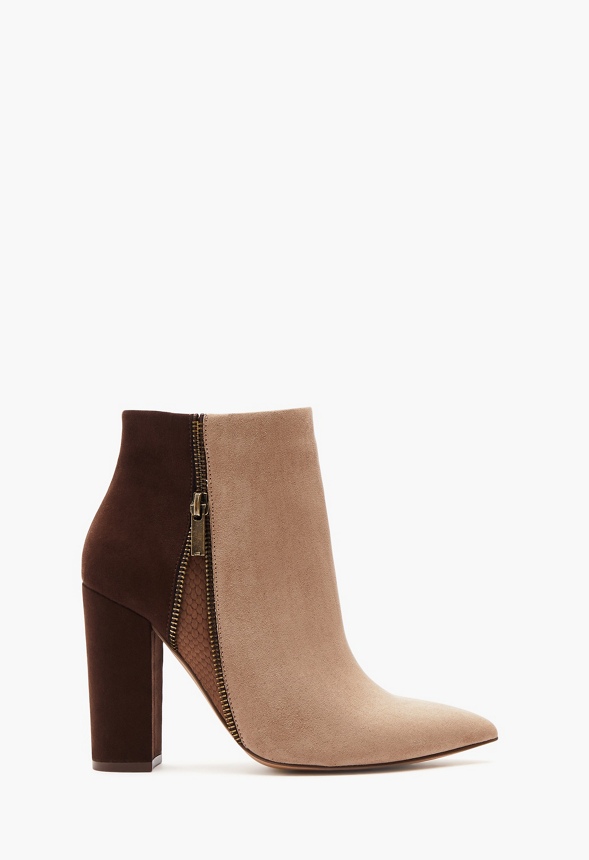 rosamund patchwork block heeled bootie