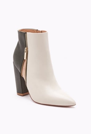 rosamund patchwork block heeled bootie
