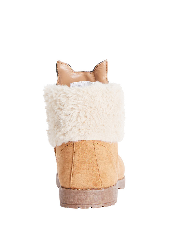 FabKids Fur Lined Deer Face Boot in FabKids Fur Lined Deer Face Boot