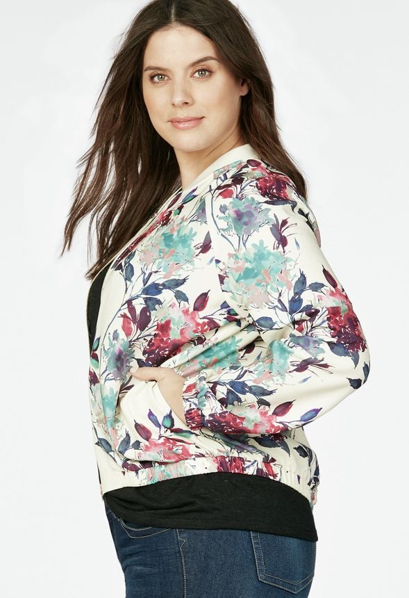 Printed Bomber in Printed Bomber - Get great deals at JustFab