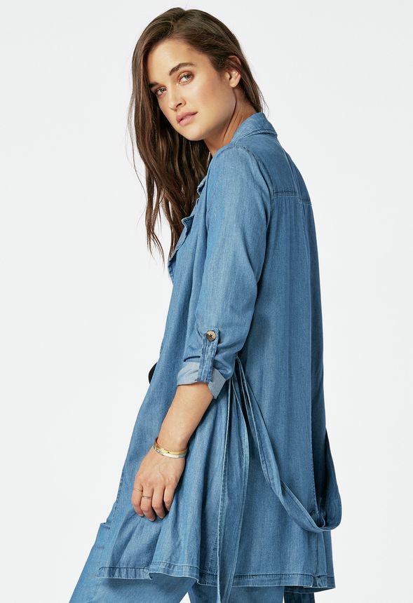 Chambray Trench