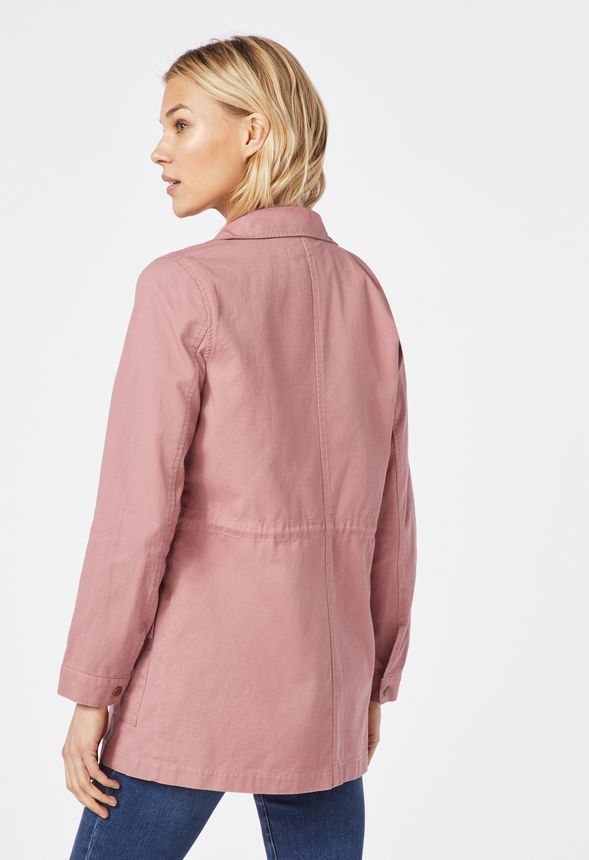 next pink utility jacket