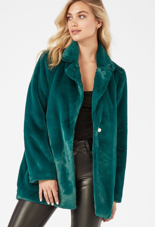 Teal Fur Coat – Tradingbasis