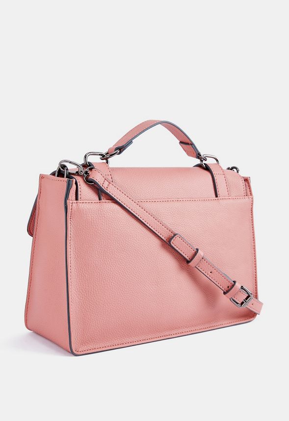 Uptown Girl Crossbody Bag in Blush - Get great deals at JustFab