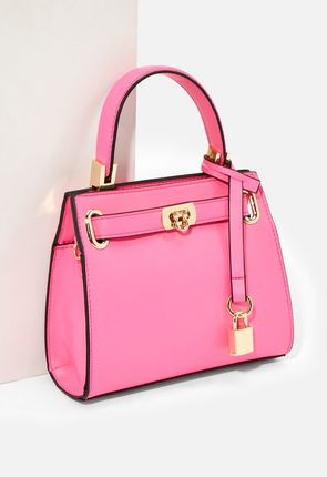 neon pink mini bag