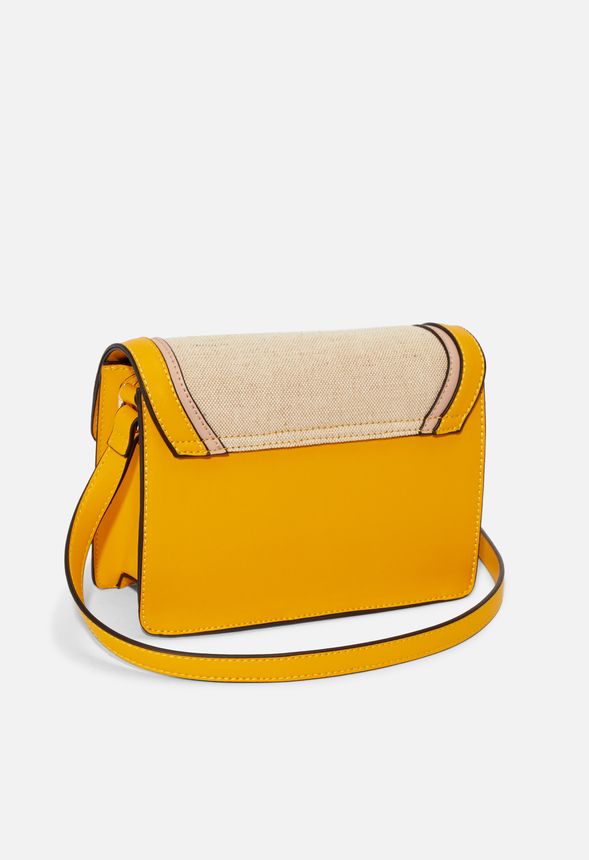 yellow over the shoulder bag