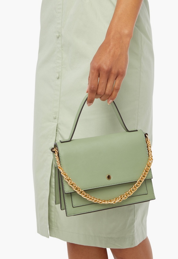Classic Top Handle Crossbody Bag Bags & Accessories in Sage - Get great ...