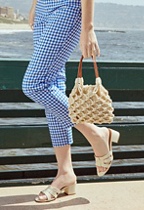 Netted Clutch Bag