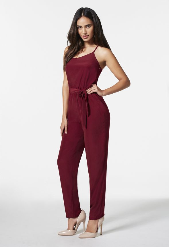Back Cut Out Jumpsuit in Back Cut Out Jumpsuit - Get great deals at JustFab