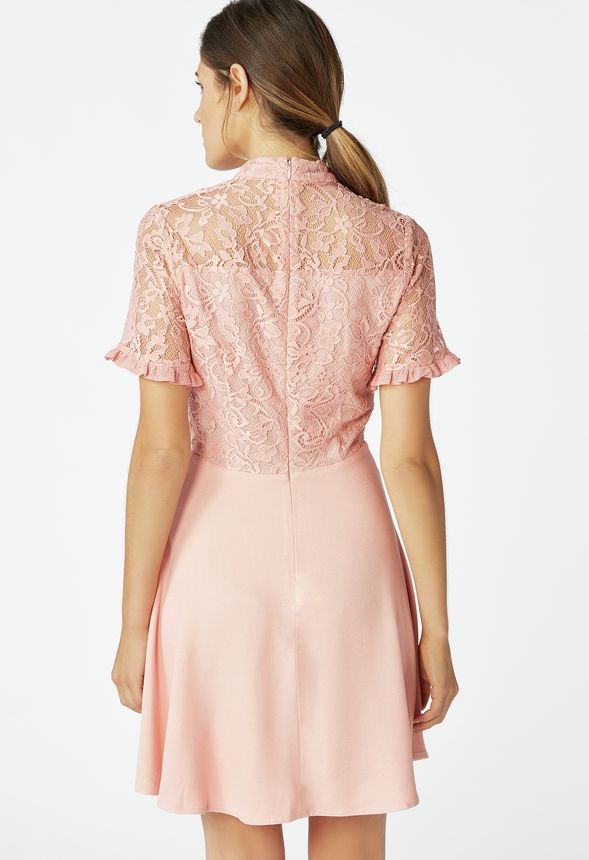 austin fit and flare lace dress