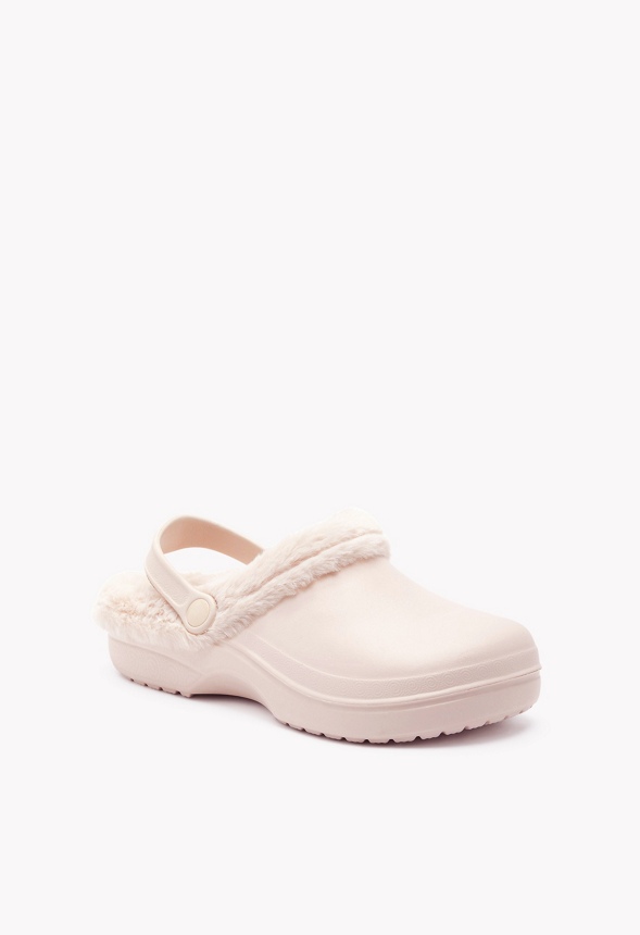 River Faux Fur Clog