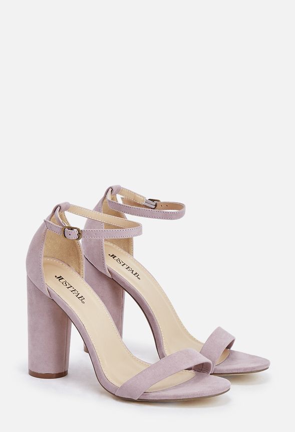 Elena Heeled Sandal in Lilac - Get great deals at JustFab