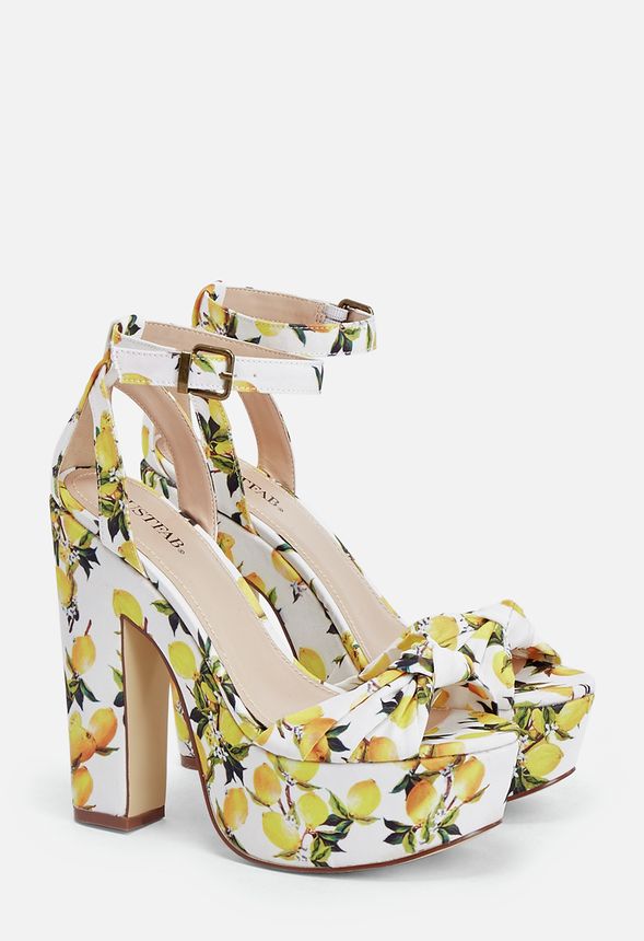 lemon block heels