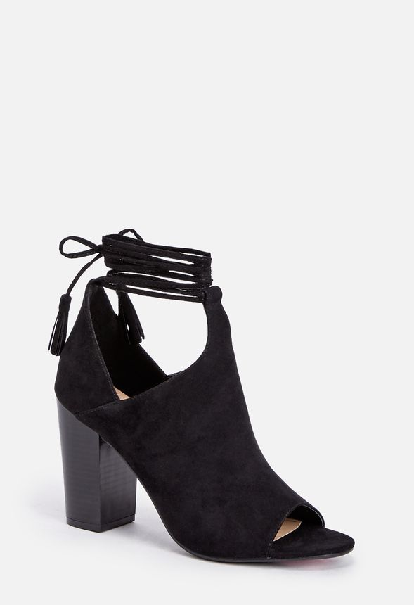 Mary-Kate Heeled Sandal in Black - Get great deals at JustFab