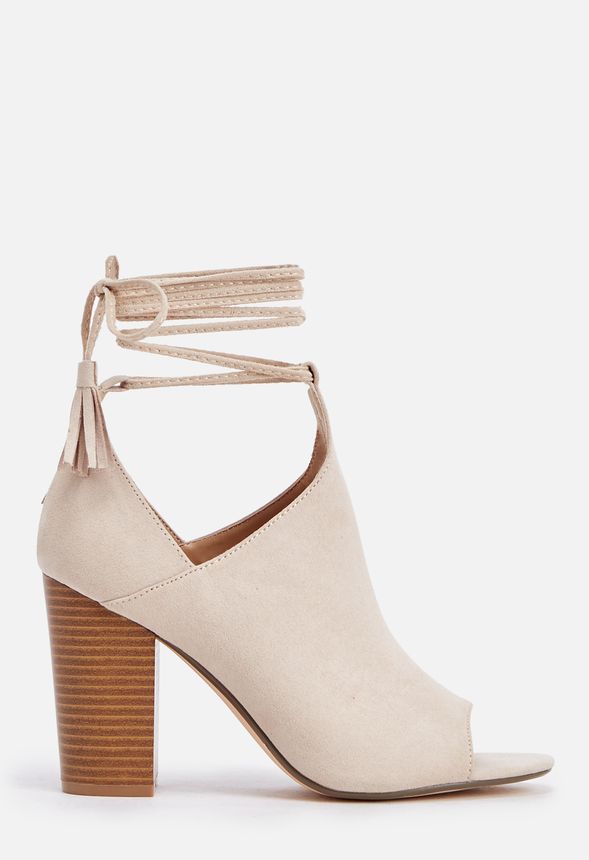 Mary-Kate Heeled Sandal in Sand - Get great deals at JustFab