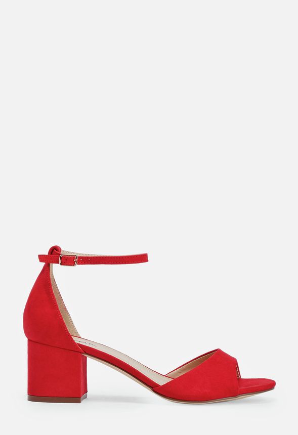 justfab red shoes