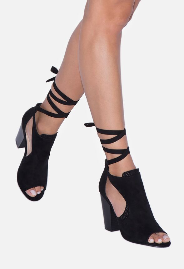 MAKAYLA HEELED SANDAL in Black - Get great deals at JustFab