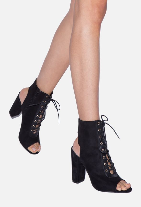 Giselle Heeled Sandal in Black - Get great deals at JustFab