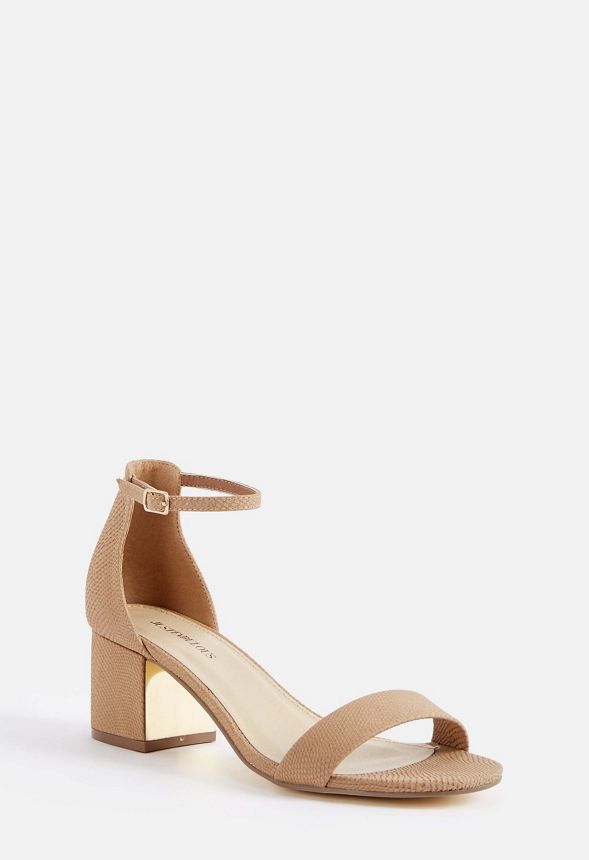 justfab heeled sandals