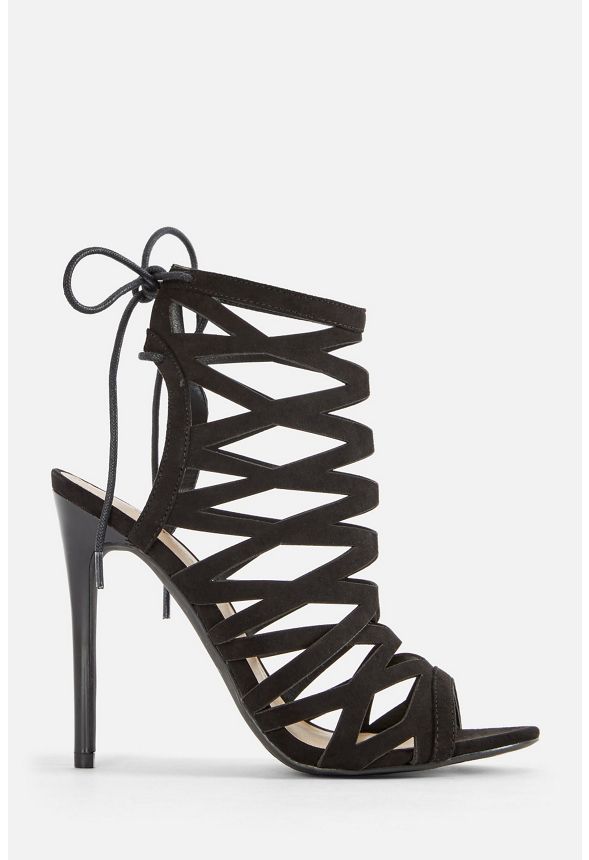 Persa Lace Back Cage Heel
