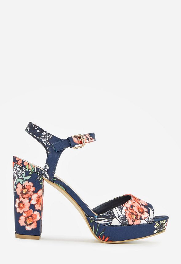 Noremi Platform Sandal in Floral - Get great deals at JustFab