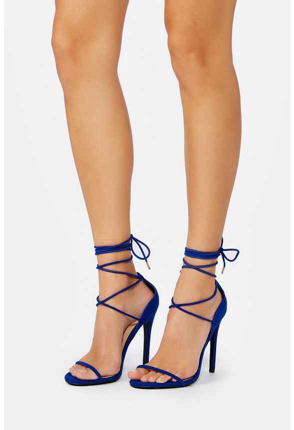 justfab lace up heels