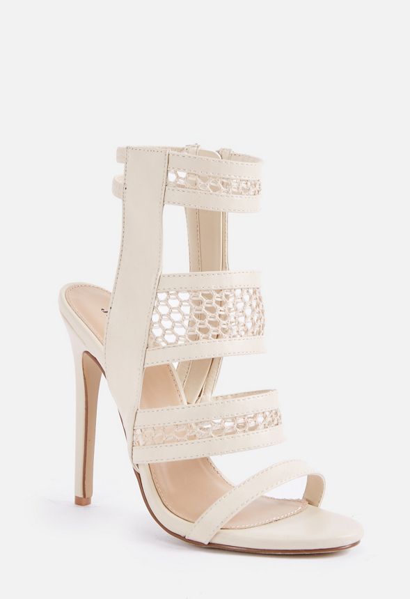 cream dressy sandals