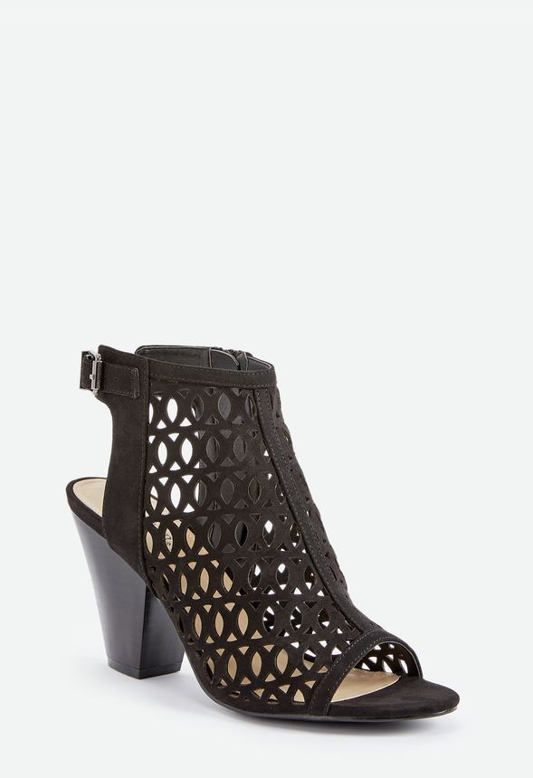 Caged Cutie Cut-Out Heeled Sandal