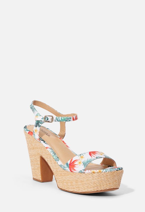 Hello Sunshine Platform Heeled Sandal in Hello Sunshine Platform Heeled ...