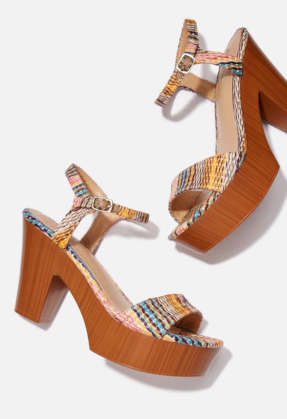 Hello Sunshine Platform Heeled Sandal in Hello Sunshine Platform Heeled ...