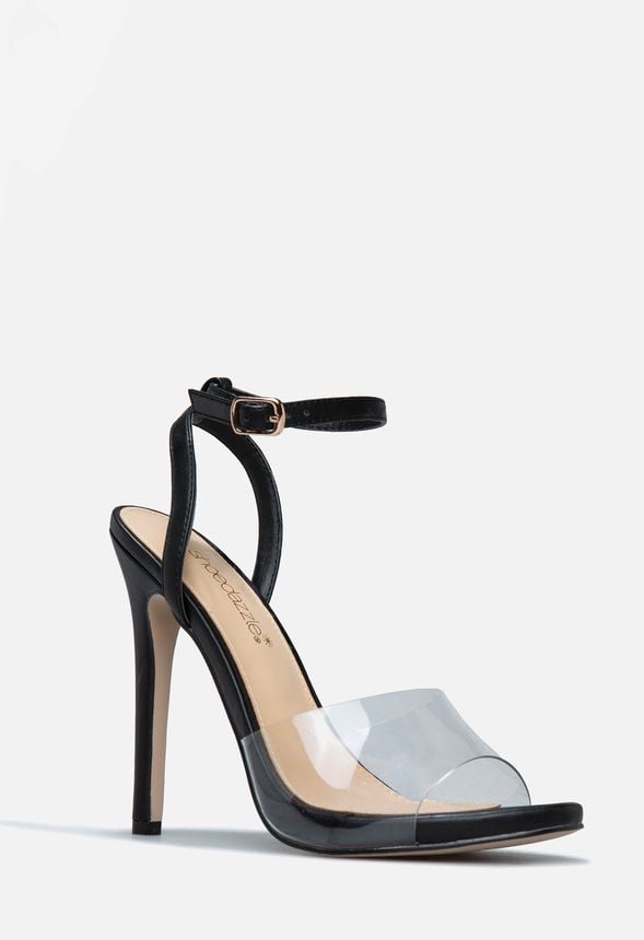 justfab clear heels