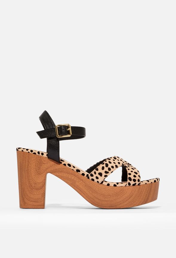 Wild At Heart Platform Heeled Sandal in Cheetah - Get great deals at ...