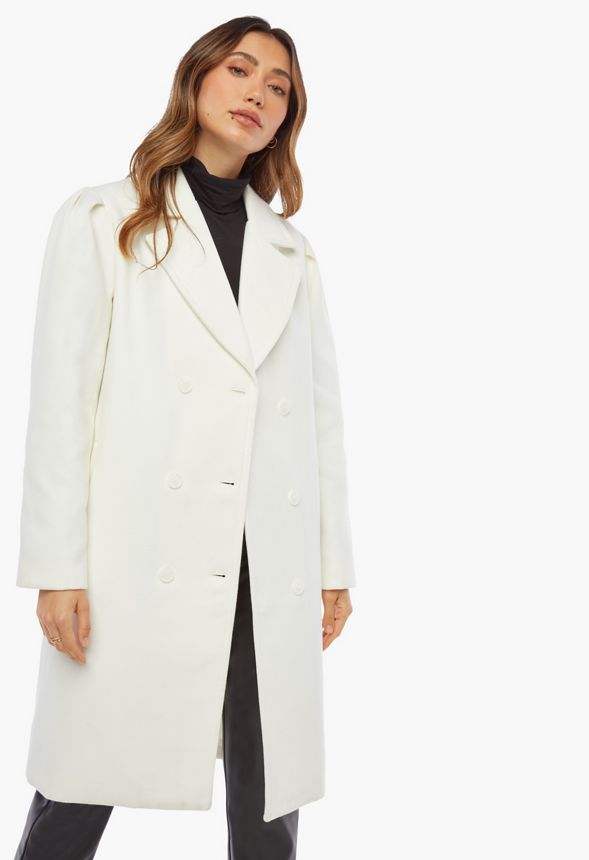 womens faux wool coat