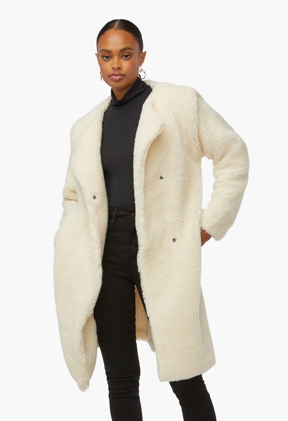 fake shearling coat