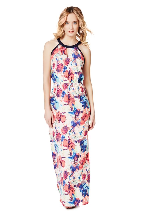 Keyhole Maxi in WHITE MULTI - Get great deals at JustFab