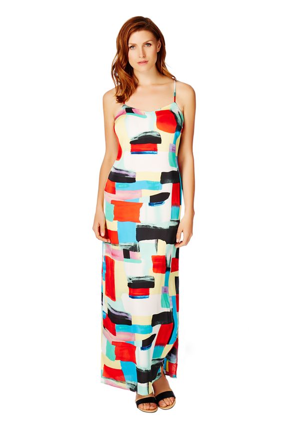 Relaxed Maxi Dress in Multi - Get great deals at JustFab