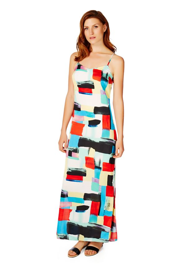 Relaxed Maxi Dress in Multi - Get great deals at JustFab