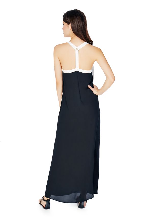 Strappy Maxi Dress in Black - Get great deals at JustFab