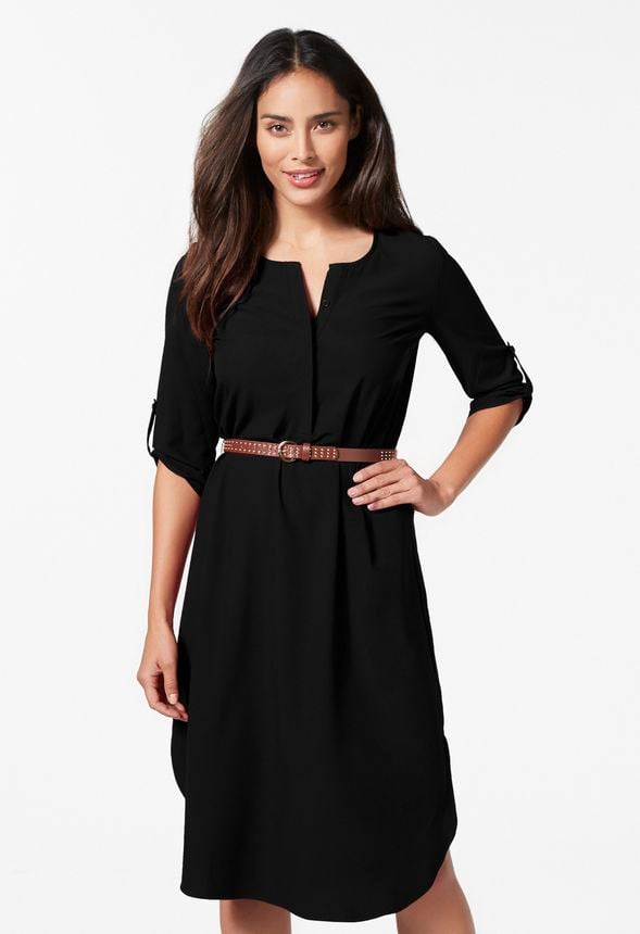 only midi shirt dress